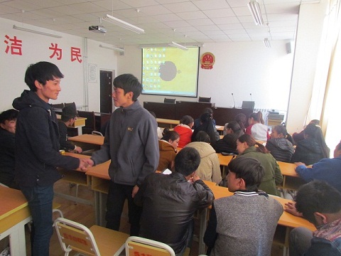 公共教学部邀请雅汀舍丽花园酒店工作人员来我系进行实习宣讲活动