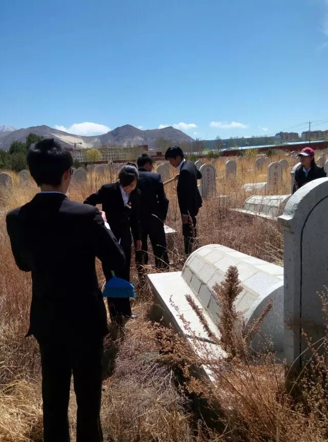 2015年数理系清明节扫墓