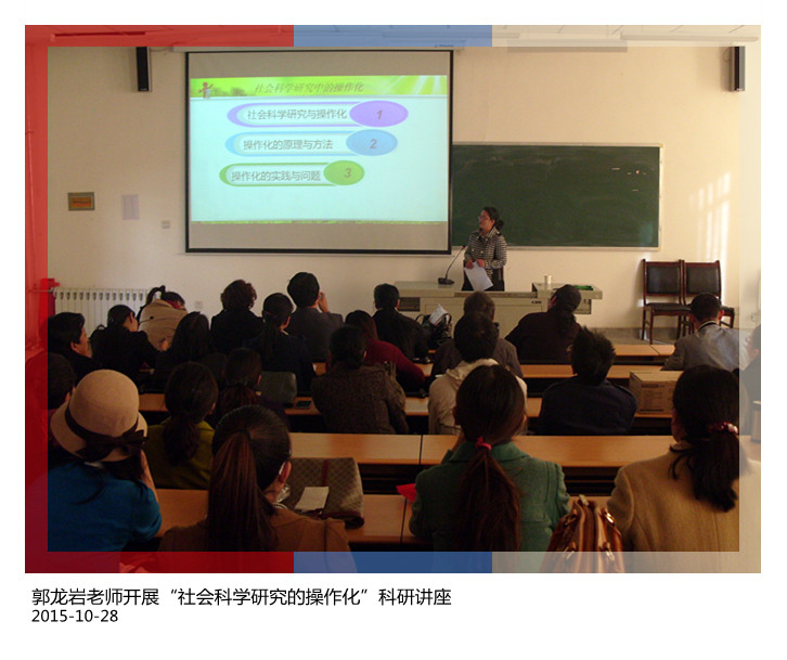  郭龙岩老师“社会科学研究中的操作化”科研讲座