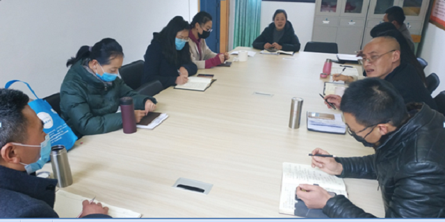 教务处党支部传达我校开学工作协调会议精神