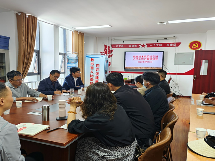 信息技术系柔性引进人才工作方案洽谈会