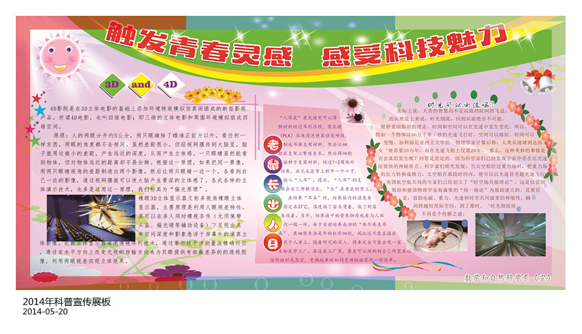 2014年科普宣传展板